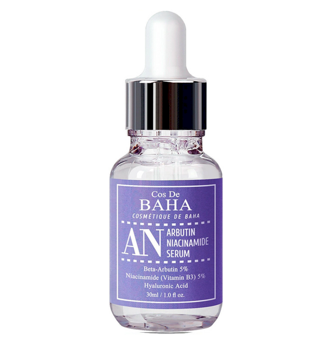 COS DE BAHA Arbutin 5% + Niacinamide 5% Serum (AN) 30ml Сыворотка для лица (8809240318324)