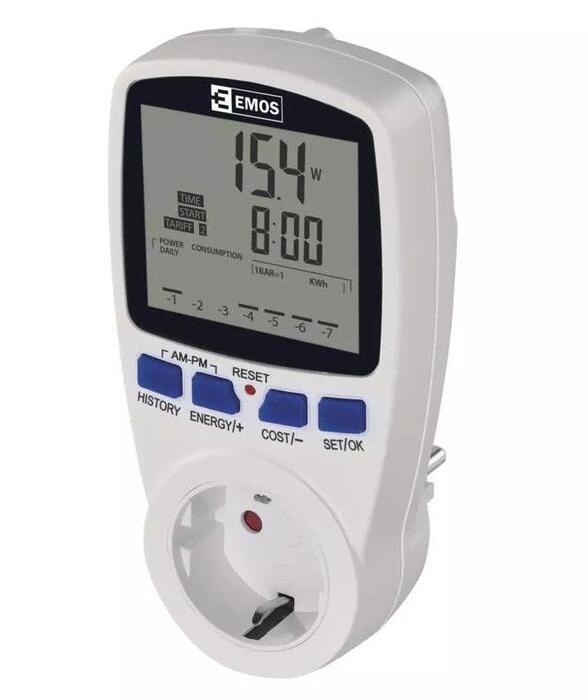 EMOS P5822 Elektroenerģijas patēriņa skaitītājs 230V