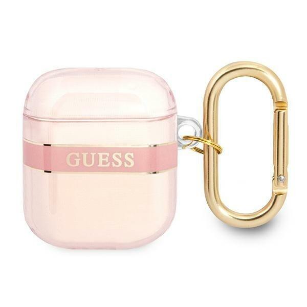 Guess GUA2HHTSP Защитный чехол для AirPods Strap Collection / розовый (GUA2HHTSP)