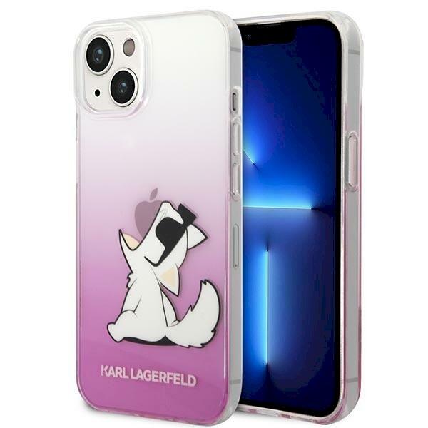 Karl Lagerfeld KLHCP14MCFNRCPI Aizsargapvalks priekš iPhone