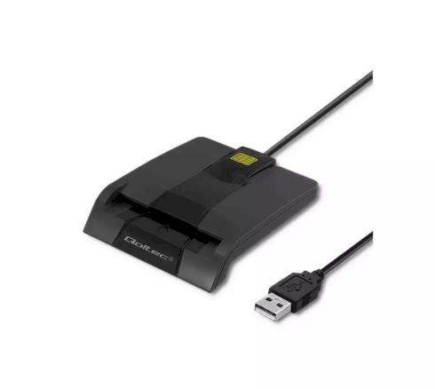 Qoltec 50634 Smart ID Karte lasītājs