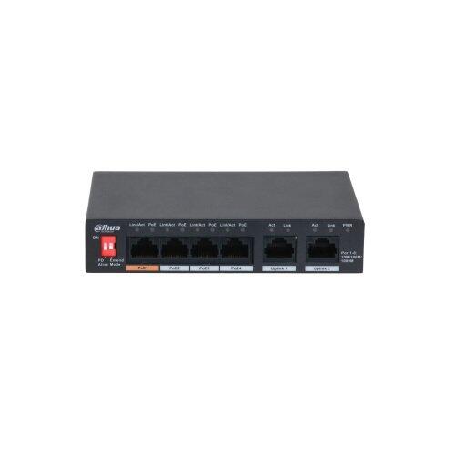 Dahua PFS3006-4GT-60 PoE Коммутатор 6 портов / 60W (3006-4GT60)