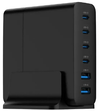 Gembird TA-UC-2A4C-PD75-01-BK Универсальное Зарядное Устройство USB (TA-UC-2A4C-PD75-01-BK)