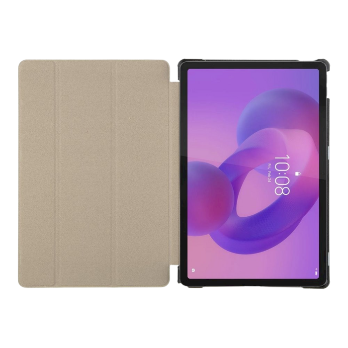 Tactical Book Tri Fold Case Planšetdatoru maciņš priekš Lenovo Idea Tab 11 / melns (TA-57983128153)