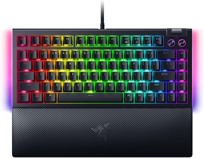 Razer BlackWidow V4 75% Mehāniskā Spēļu