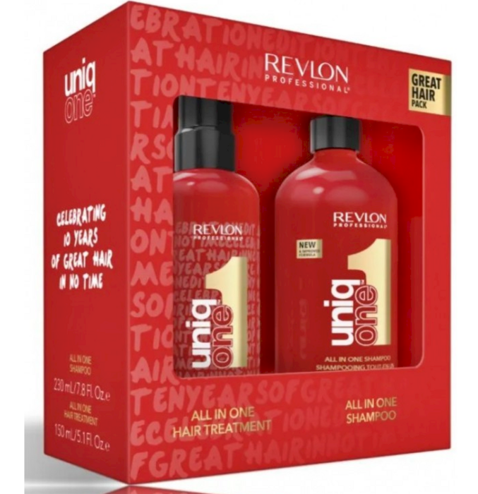 Revlon Professional Uniq One All in One Шампунь + Уход за Волосами 150 ml + 230 ml (8432225143545)