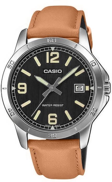 Casio MTP-V004L-1B2UDF Vīriešu pulkstenis (MTP-V004L-1B2UDF)