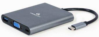 Gembird USB Type-C Multi-Port Dokstacija +
