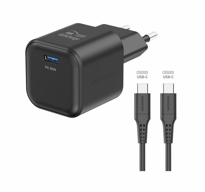 Swissten Tīkla Lādētājs GaN USB-C 20W
