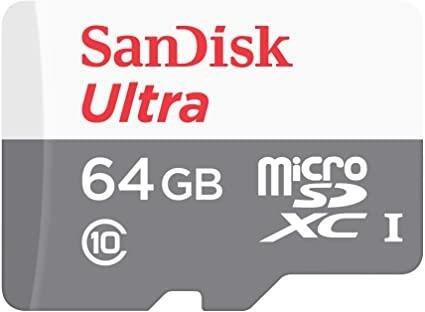SanDisk Ultra microSDXC 64GB Карта памяти (SDSQUNR-064G-GN3MNW)