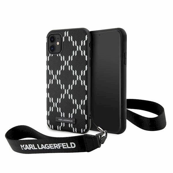 Karl Lagerfeld KLHCN61SAKLMBSK Aizsargapvalks priekš iPhone