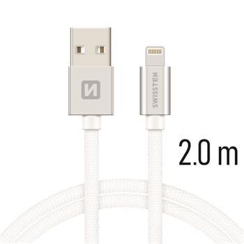 Swissten Textile Fast Charge 3A Lightning