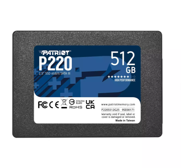 Patriot P220 SSD диск 512GB (P220S512G25)