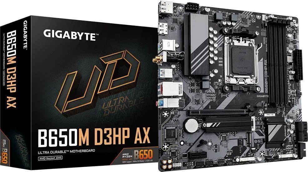 Gigabyte B650M AMD Mатеринская Плата (B650M-D3HP-AX)