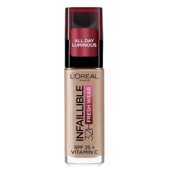 L’Oréal Paris Infallible 24H Fresh Wear Тональный Крем 220 Sand 30ml (360052361447)