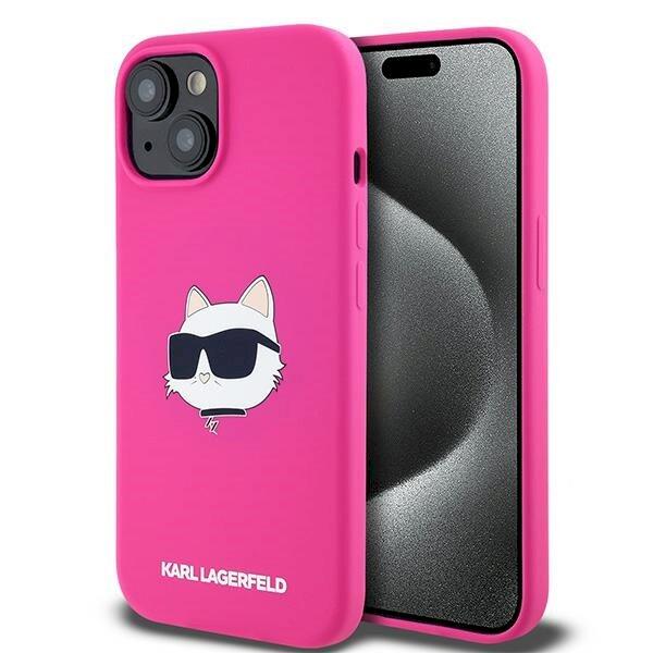 Karl Lagerfeld KLHMP15MSCHPPLF Aizsargapvalks priekš iPhone