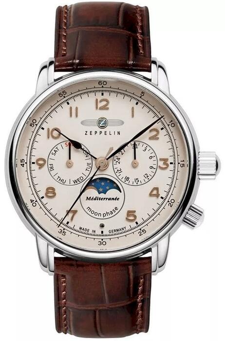 ZEPPELIN LZ121 Mediterranee Moonphase Vīriešu rokas