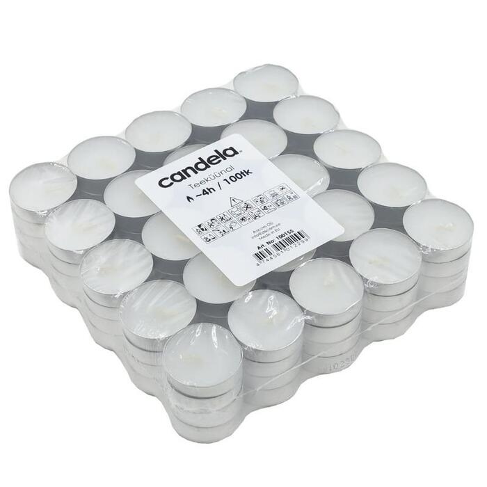 Candela Tējas Sveces 100gab (24100155)