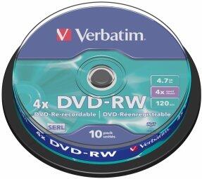 Verbatim Matricas DVD-RW SERL 4.7GB