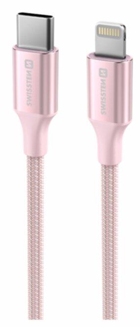 Swissten Textile II USB-C - Lightning