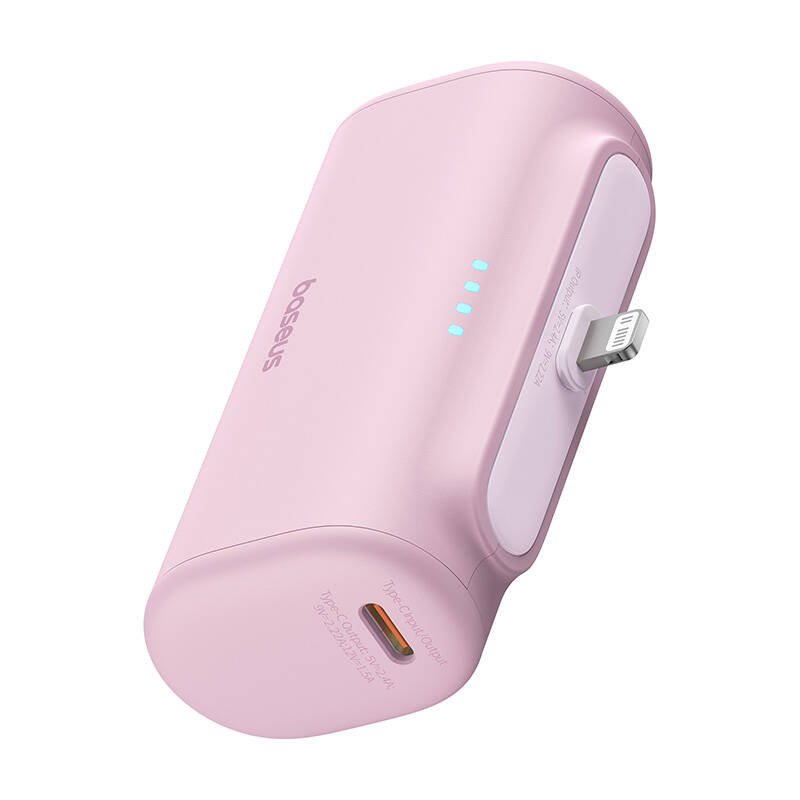 Baseus Compact IP Powerbank Powerbanka 5000mAh 20W / rozā (P10068307413-00)