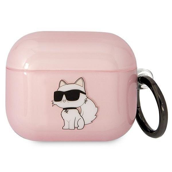 Karl Lagerfeld KLA3HNCHTCP Защитный чехол для AirPods 3 Ikonik Choupette / розовый (KLA3HNCHTCP)