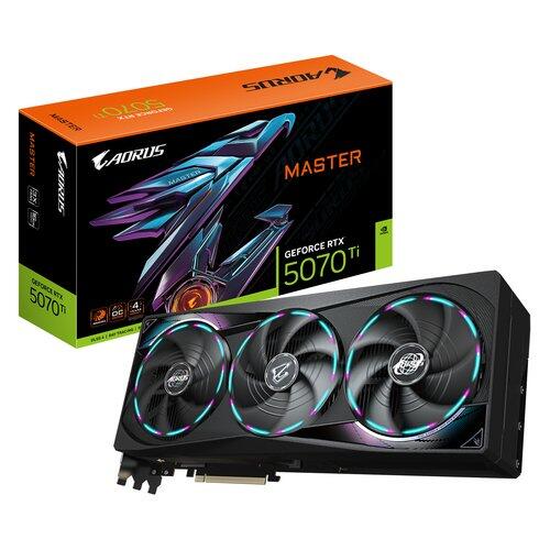 Gigabyte Aorus GeForce RTX 5070 Ti Master 16GB GDDR7 Видеокарта (GV-N507TAORUS M-16GD)