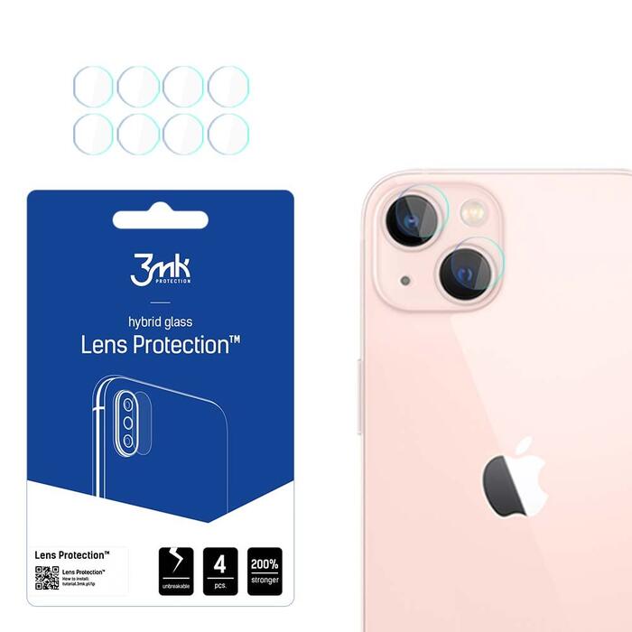 3mk Hybrid Glass Зашитное Стекло для камеры Apple iPhone 14 (GSM177552)