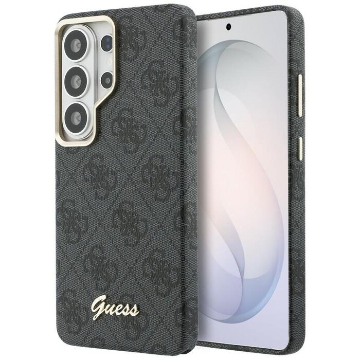 Guess 4G Script MagSafe Case Защитный чехол для Samsung Galaxy S26 Ultra / чёрный (GUHMS26L5P4FWMSK)