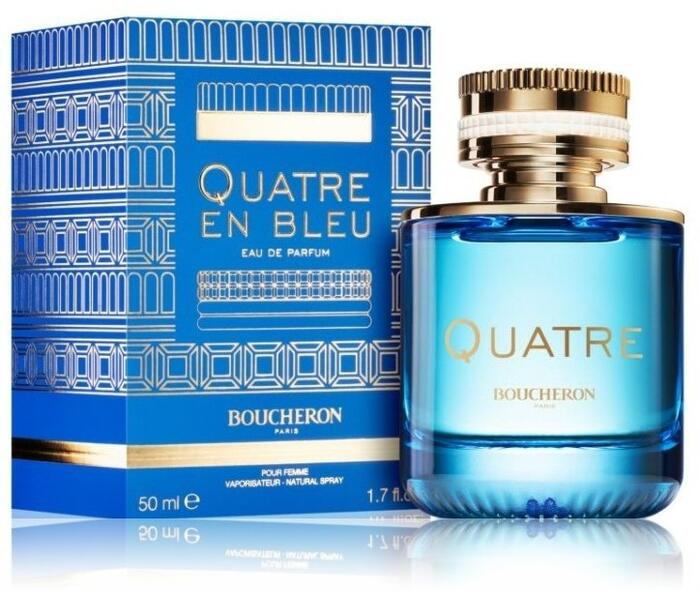 Boucheron Quatre En Bleu Pour Femme Парфюм EDP 50 ml (3386460124973)
