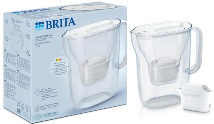 BRITA Style Essential Ūdens filtra krūze 2.4L (4006387140700)