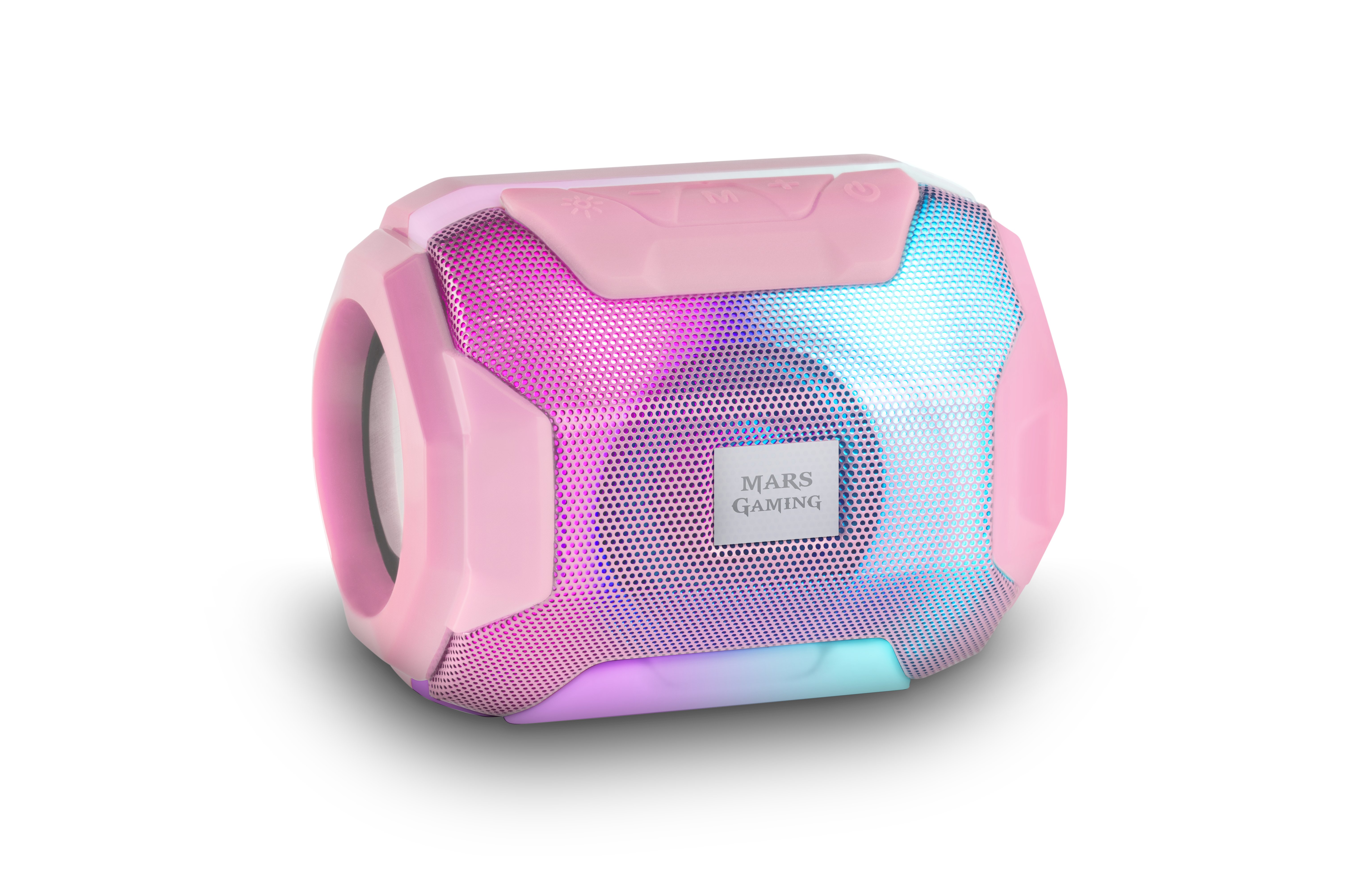 Mars Gaming MSBAXP Bluetooth 5.0 RGB Flow Portatīvais skaļrunis 10W RMS / rozā (MSBAXP)