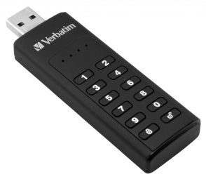 Verbatim 49429V USB-Накопитель с Клавиатурой и Шифрованием 128 ГБ (49429V)