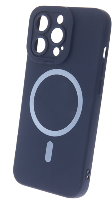 Mocco Silicon MagSafe Case Силиконовый Чехол для Apple iPhone 15 Plus (MC-SMS-IPH-15P-BL)