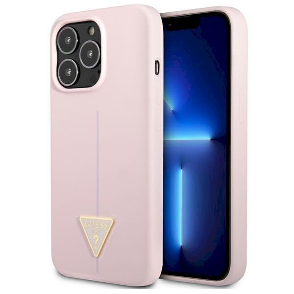 Guess GUHCP13LSLTGU Silicone Triangle Hardcase Защитный чехол для iPhone 13 Pro / 13 6,1" / фиолетовый (GUHCP13LSLTGU)