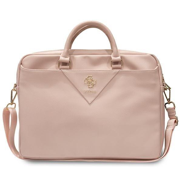 Guess Bag GUCB15ZPGSTEGP Klēpjdatora maciņš 16" Triangle 4G / rozā (GUCB15ZPGSTEGP)