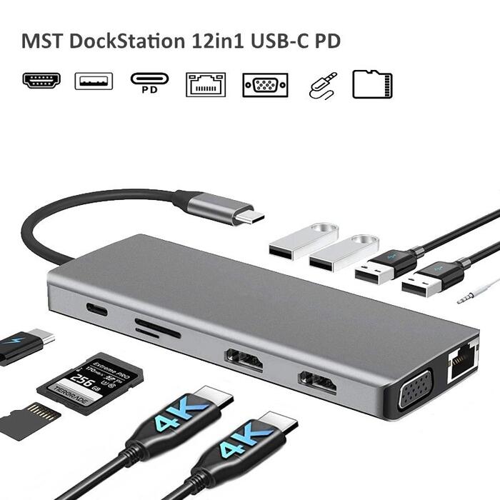 RoGer MST Dock Station 12in1 Lite