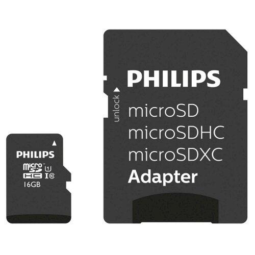 Philips FM16MP45B/00 MicroSDHC Zibatmiņa 16GB (FM16MP45B)