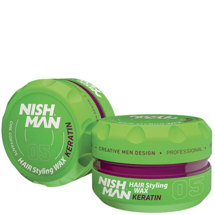 Nishman Hair Styling Wax Keratin Воск для укладки волос 150 ml (8681665066048)