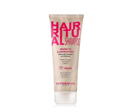 Dermacol Hair Boost Brunette & Grow Effect Шампунь 250 ml (8595003122856)