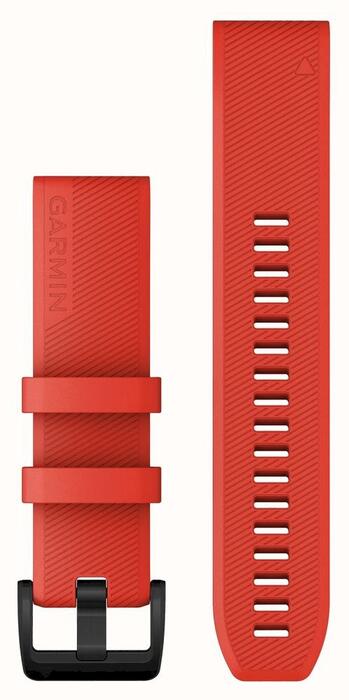 Garmin QuickFit 22mm Silicone Watch Strap Силиконовый ремешок для часов Garmin / красный (010-12901-02)