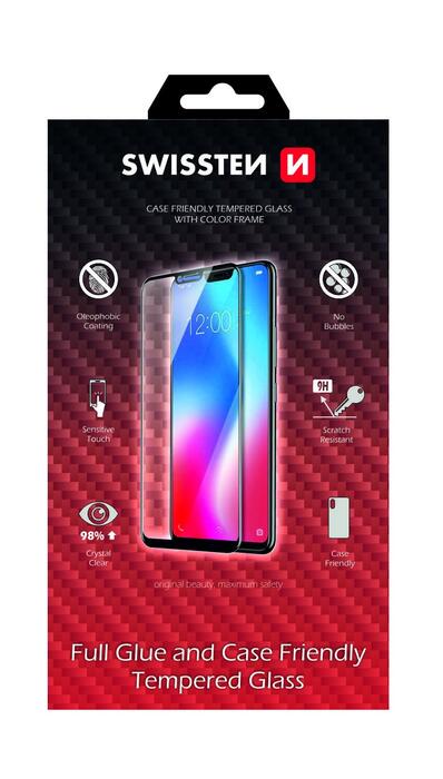 Swissten Full Face 5D Tempered Glass