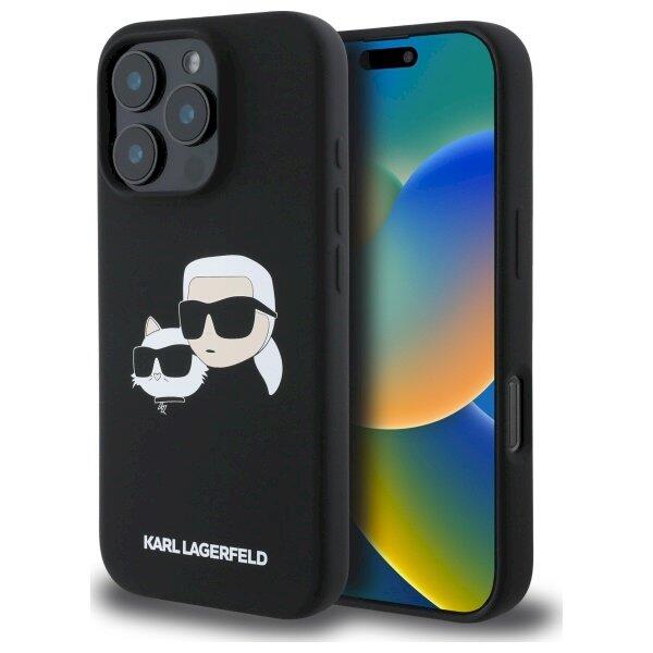 Karl Lagerfeld KLHMP16XSKCHPPLK Aizsargapvalks priekš iPhone