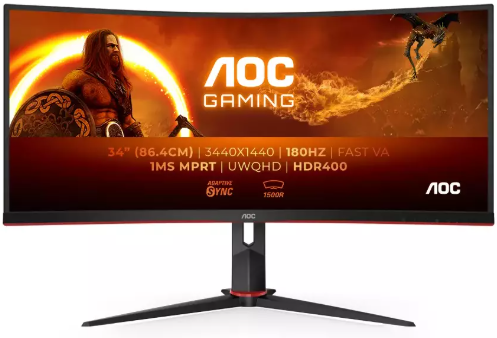 AOC CU34G2XP/BK WQHD Игровой Монитор 34