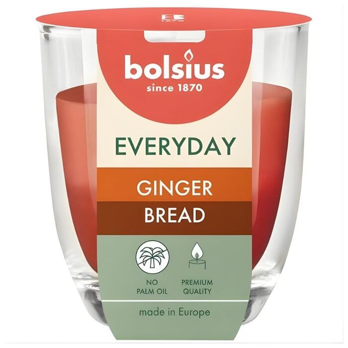 Bolsius Everyday Aromātiskā Svece 80x70mm Gingerbread (37150395)