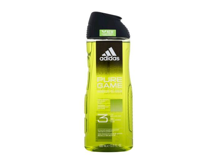 Adidas Pure Game Shower Gel Гель для душа 400ml / New Cleaner Formula (3616303459048)