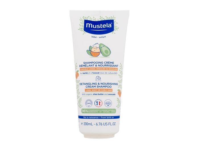 Mustela Bébé Shampoo Bērnu šampūns 200ml (3504105043452)
