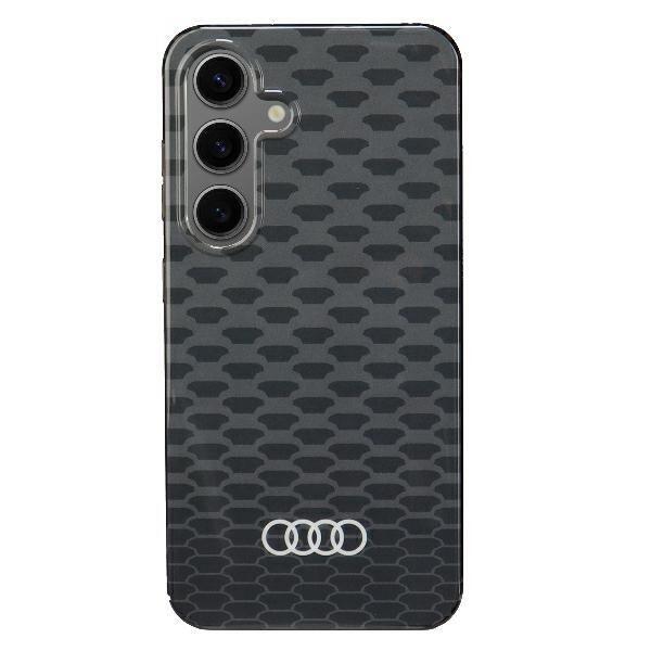 Audi IML Pattern MagSafe Чехол для Samsung Galaxy S24 (AU-IMLMS24-Q5/D3-BK)