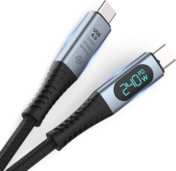 RoGer PD24VB USB-C 4.0 Kabelis