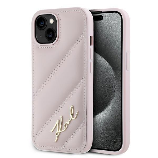 Karl Lagerfeld KLHCP15MPQDSMGP Hardcase Diagonal Quilted